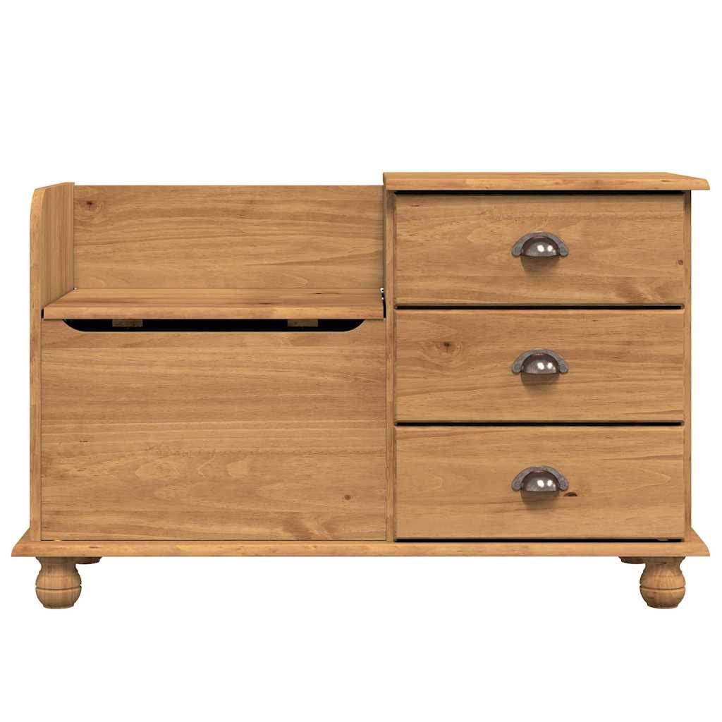 Panchina con contenitore ASKIM Marrone 100 x 39 x 62 cm | homemem39