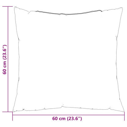 Cuscini per divano 4 pz blu 60x60 cm in Tessuto | homemem39