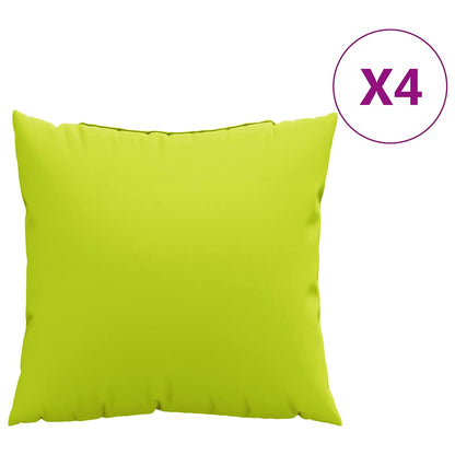 Cuscini per divano 4 pz Verde brillante 60x60 cm in Tessuto | homemem39