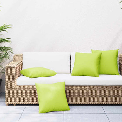 Cuscini per divano 4 pz Verde brillante 60x60 cm in Tessuto | homemem39