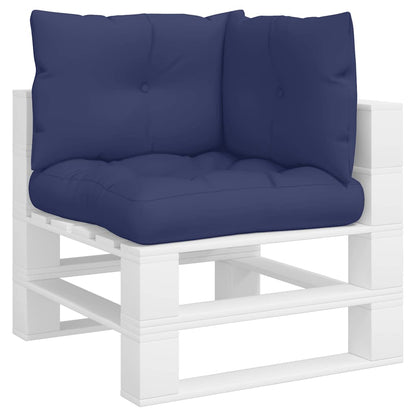 Cuscini per Pallet 3 pz Blu Marino in Tessuto Oxford | homemem39