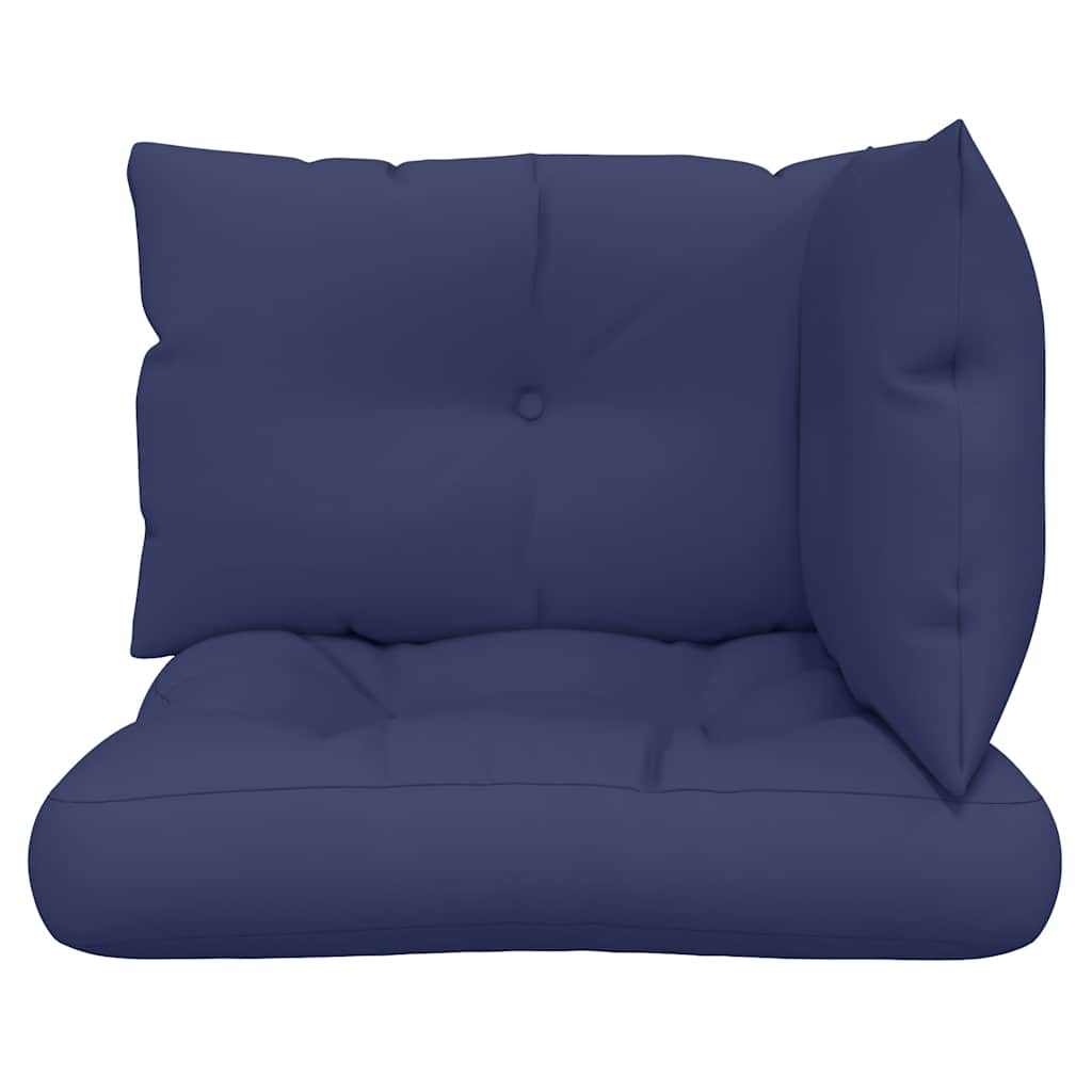 Cuscini per Pallet 3 pz Blu Marino in Tessuto Oxford | homemem39