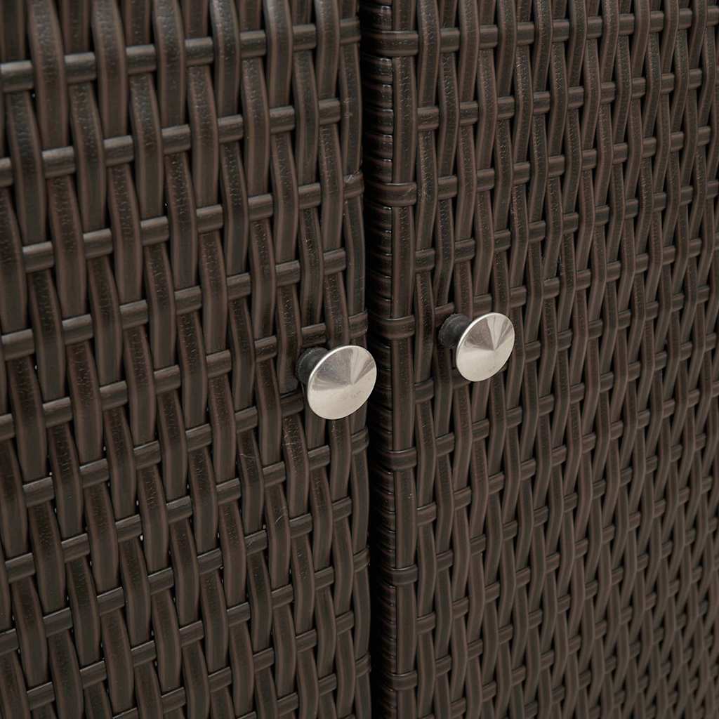 Armadio con archiviazione Marrone 100 x 36 x 102 cm Rattan