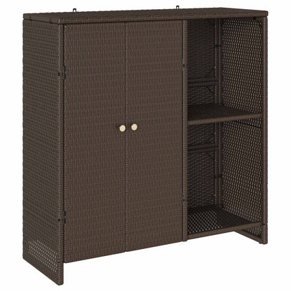 Armadio con lo scaffale Marrone 100 x 36 x 102 cm Rattan