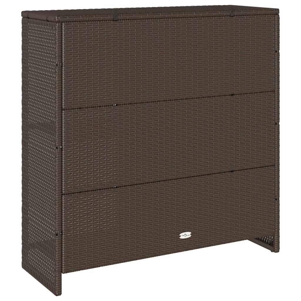 Armadio con archiviazione Marrone 100 x 36 x 102 cm Rattan