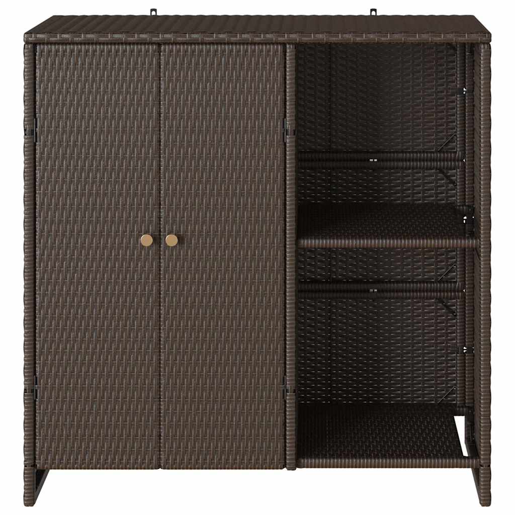 Armadio con archiviazione Marrone 100 x 36 x 102 cm Rattan
