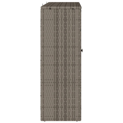 Armadio con lo scaffale Grigio 100 x 36 x 102 cm Rattan