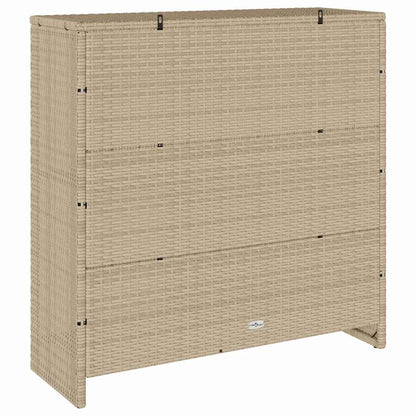 Armadio con archiviazione Beige 100 x 36 x 102 cm Rattan