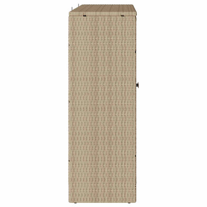 Armadio con lo scaffale Beige 100 x 36 x 102 cm Rattan