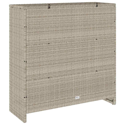 Armadio con porta Grigio chiaro 100 x 36 x 102 cm Rattan