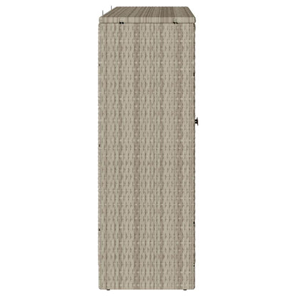 Armadio con porta Grigio chiaro 100 x 36 x 102 cm Rattan