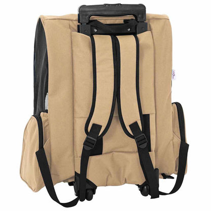 Carrello per Animali 3 in 1 Design Sabbia 48x32x57 cm Tessuto Oxford - homemem39