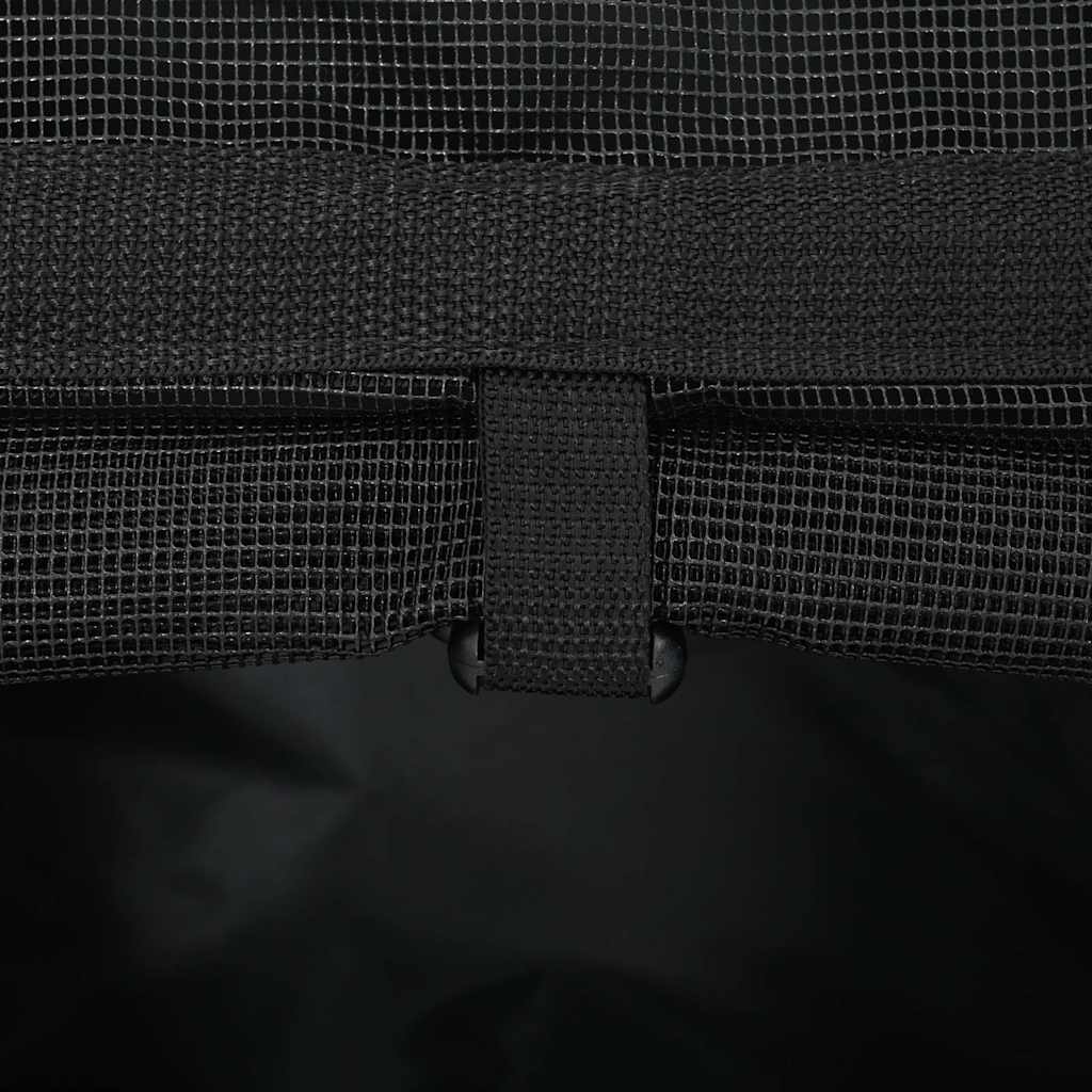 Carrello per Animali 3 in 1 Design Nero 48x32x(57-106) cm Tessuto Oxford | homemem39