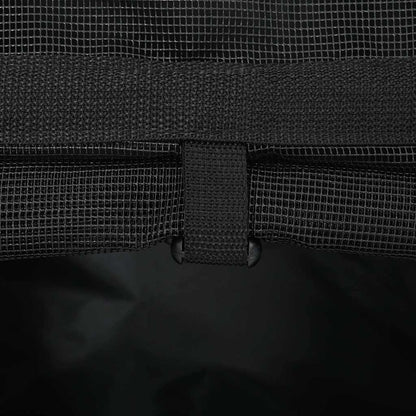 Carrello per Animali 3 in 1 Design Nero 48x32x(57-106) cm Tessuto Oxford | homemem39