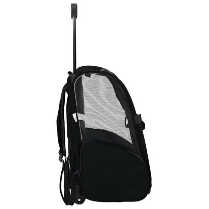 Carrello per Animali 3 in 1 Design Nero 48x32x57 cm Tessuto Oxford - homemem39