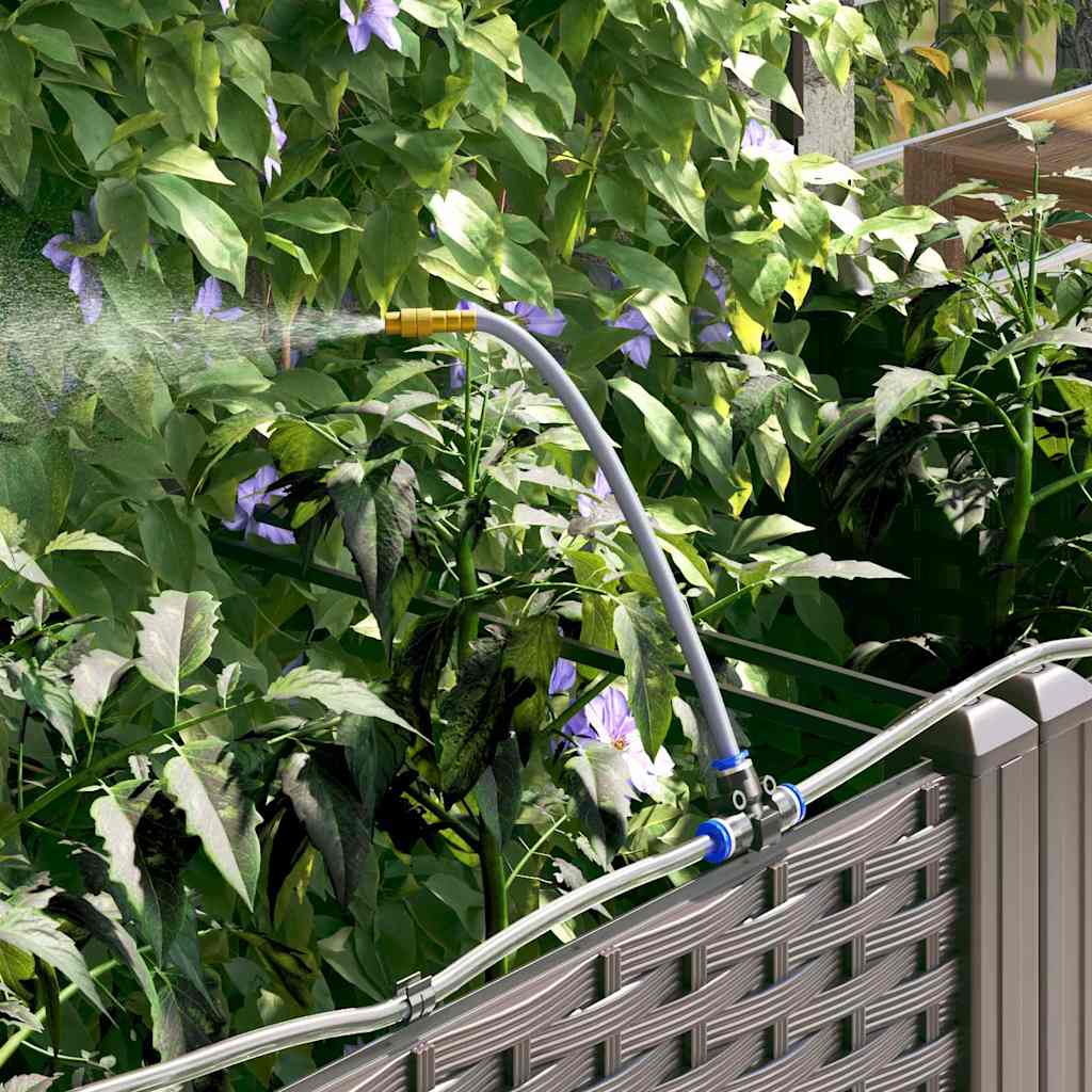Vaso da giardino Marrone 40 x 40 x 142 cm Plastica | homemem39