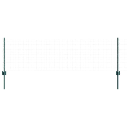 Palo della recinzione 5 pcs Verde 100 cm Acciaio | homemem39