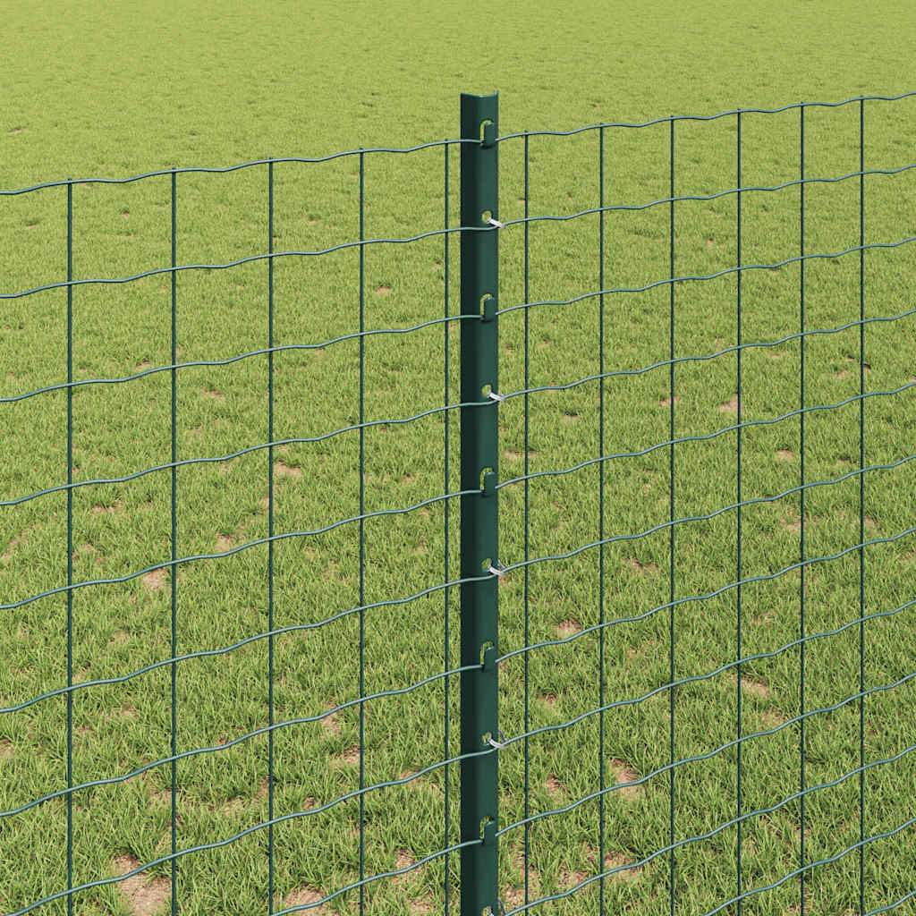 Palo per recinzione interrato 5 pcs Verde 180 cm