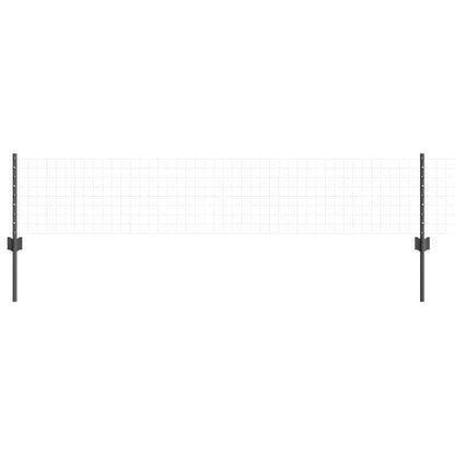 Palo per recinzione interrato 5 pcs Grigio 80 cm