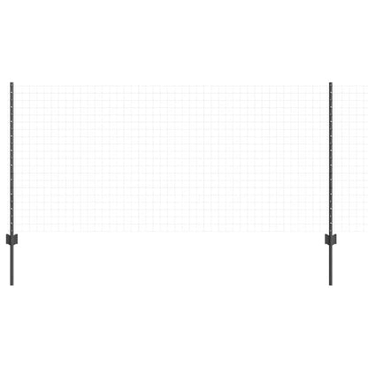 Palo della recinzione 11 pcs Grigio 100 cm Acciaio | homemem39