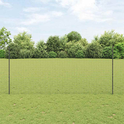 Palo per recinzione interrato 5 pcs Grigio 180 cm