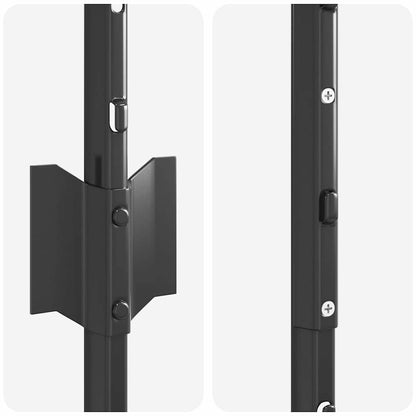 Palo della recinzione 5 pcs Grigio 150 cm Acciaio | homemem39