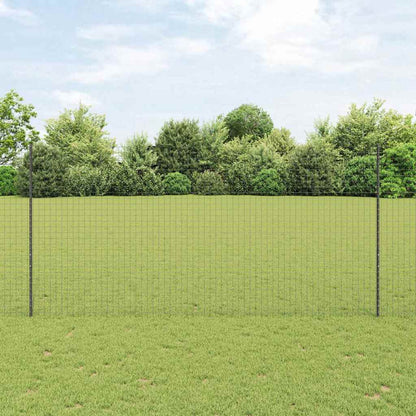 Palo della recinzione 11 pcs Grigio 150 cm Acciaio | homemem39