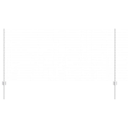Palo per recinzione interrato 11 pcs Argento 160 cm