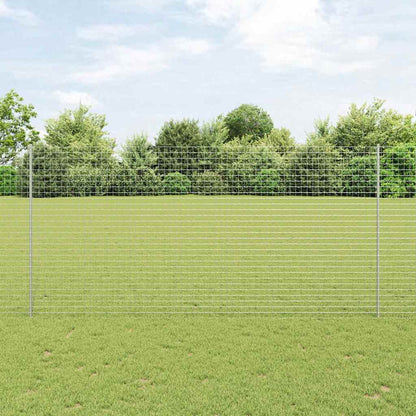 Palo per recinzione interrato 11 pcs Argento 200 cm
