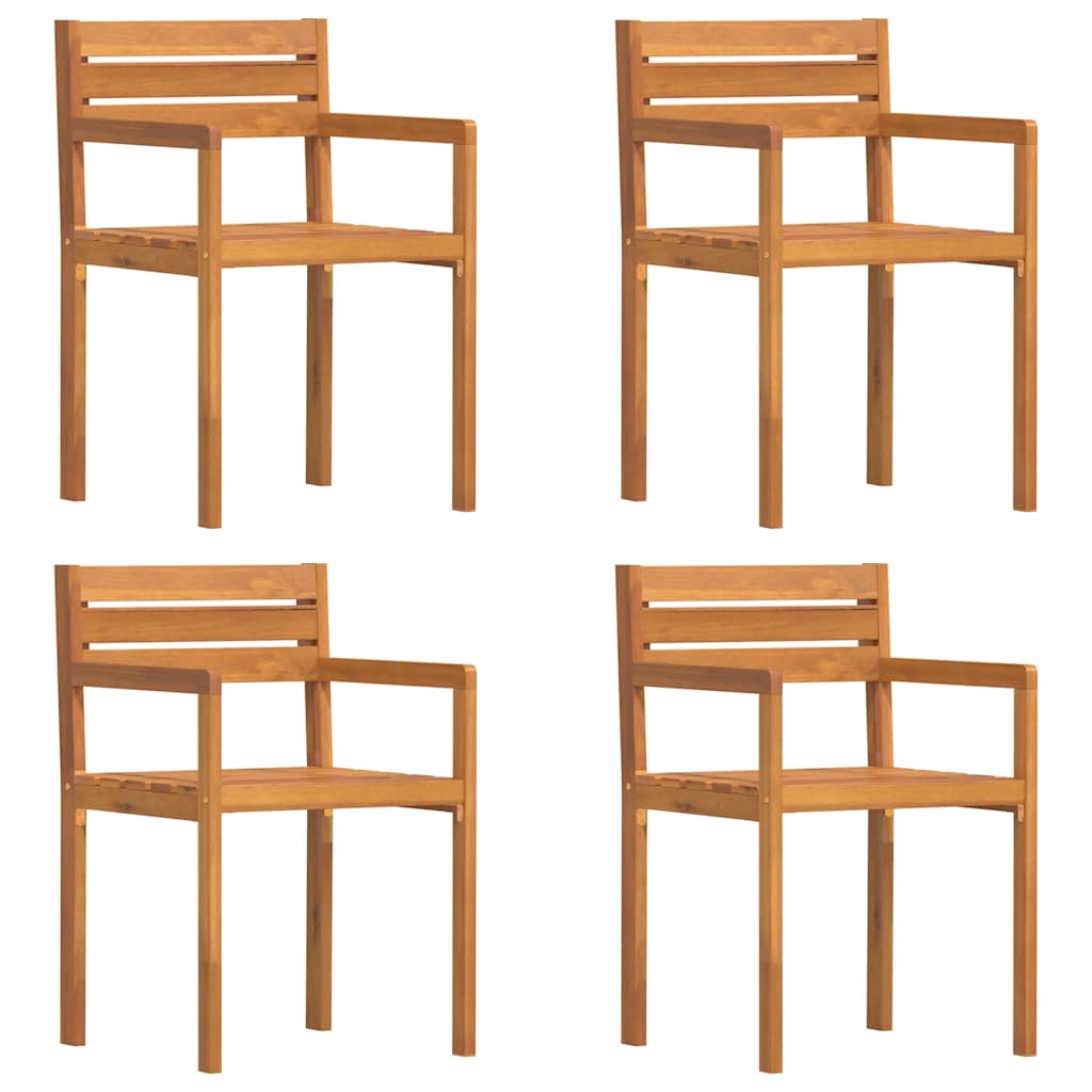 Set da pranzo da giardino da 5 pz in Legno Massello di Acacia | homemem39