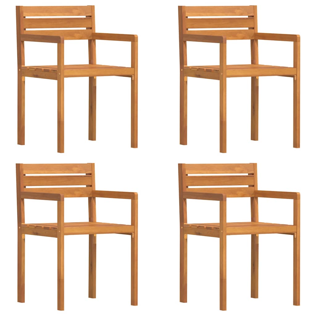 Set da pranzo da giardino da 5 pz in Legno Massello di Acacia | homemem39