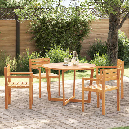 Set da pranzo da giardino da 5 pz in Legno Massello di Acacia | homemem39