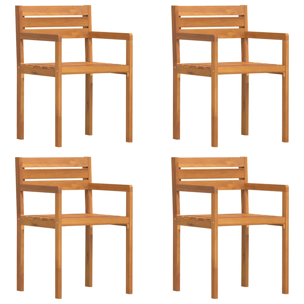 Set da pranzo da giardino da 5 pz in Legno Massello di Acacia | homemem39