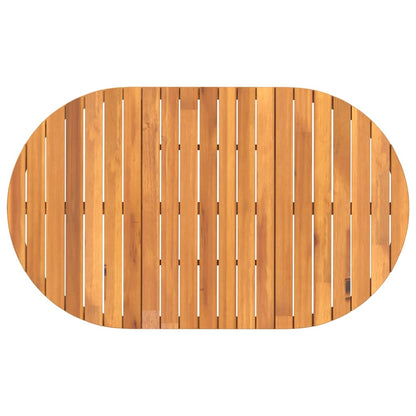 Set da pranzo da giardino da 5 pz in Legno Massello di Acacia | homemem39