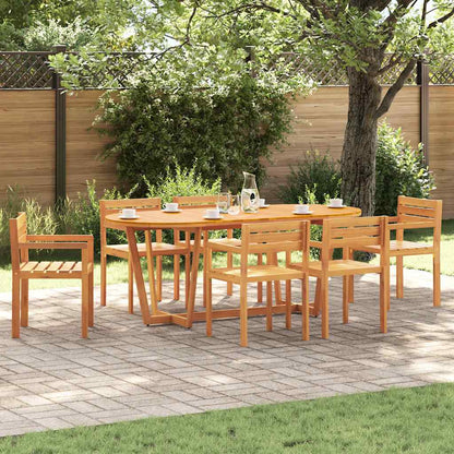 Set da pranzo da giardino da 7 pz in Legno Massello di Acacia | homemem39
