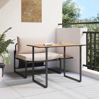 Set da Pranzo per Giardino 2 pcs Talpa Acciaio - homemem39