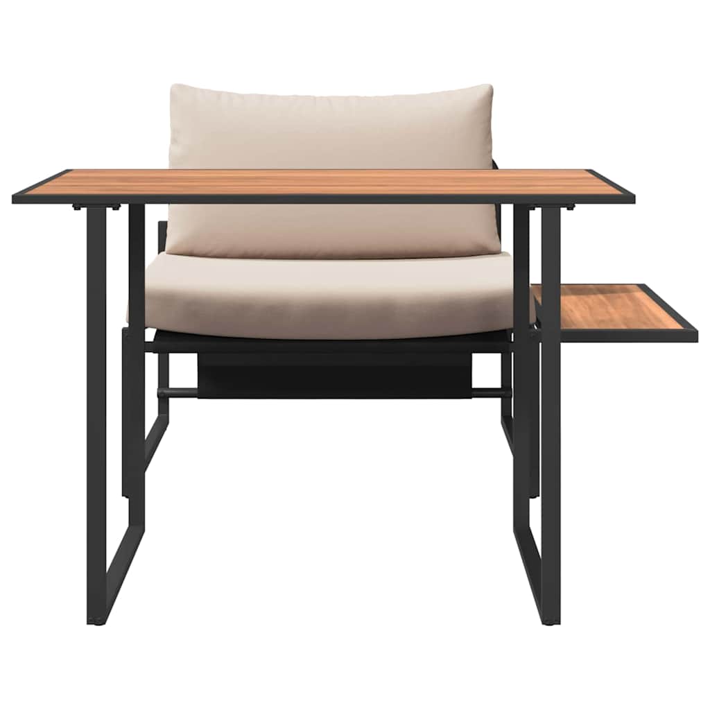 Set da Pranzo per Giardino 2 pcs Talpa Acciaio - homemem39