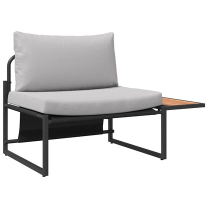 Set Divano da Giardino 2 pcs Grigio chiaro Acciaio - homemem39