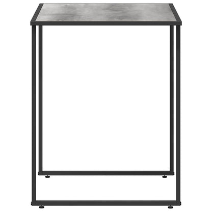 Tavolo da Giardino Grigio 100 x 55 x 70 cm Acciaio e DPC