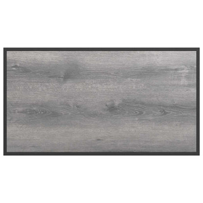 Tavolo da Giardino Grigio 100 x 55 x 70 cm Acciaio e DPC