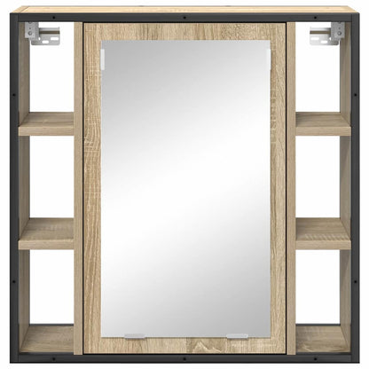 Mobiletto per specchio Rovere Sonoma 60 x 16 x 60 cm | homemem39