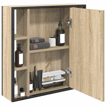 Mobiletto per specchio Rovere Sonoma 60 x 16 x 60 cm | homemem39