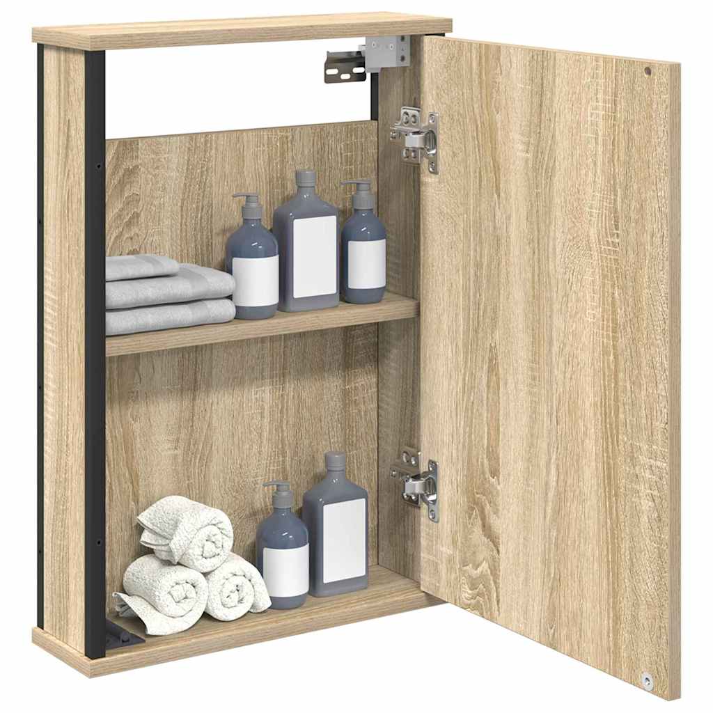 Mobiletto per specchio Rovere Sonoma 42 x 12 x 60 cm | homemem39