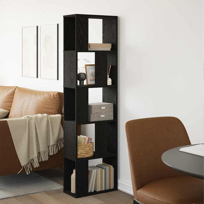 Libreria Rovere nero 45 x 23.5 x 162.5 cm Legno multistrato