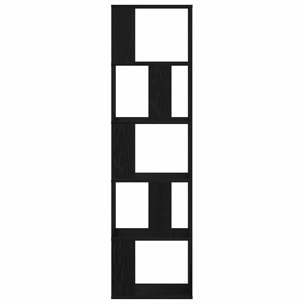 Libreria Rovere nero 45 x 23.5 x 162.5 cm Legno multistrato