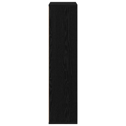 Libreria Rovere nero 50 x 25 x 105 cm Legno multistrato