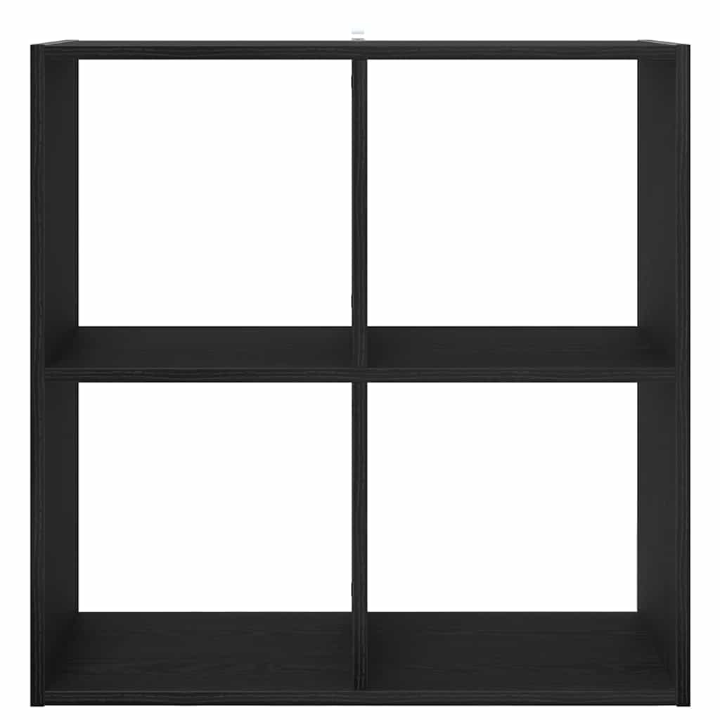 Scaffale Rovere nero 68,5 x 32 x 68,5 cm Legno multistrato