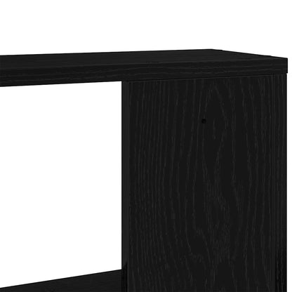 Scaffale a Parete Rovere Nero 100x15x70 cm in Truciolato | homemem39