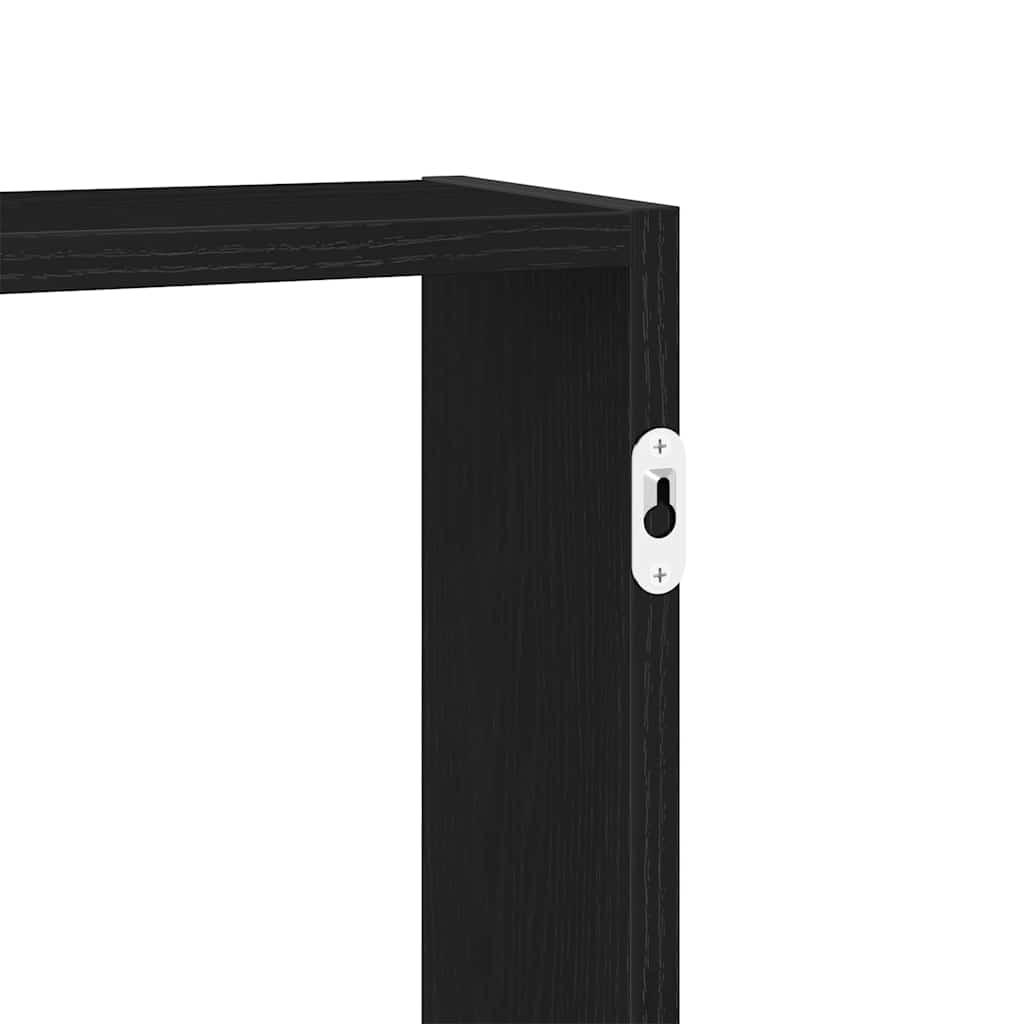 Mensola a Muro Rovere Nero 99x15x60 cm in Truciolato | homemem39