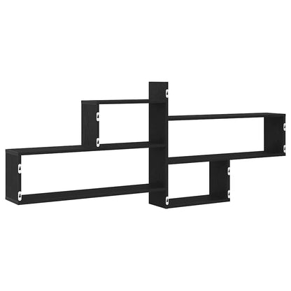 Mensola a Parete Rovere Nero 167,5x18x68 cm in Truciolato